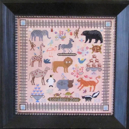 Kathy Barrick London Zoo Cross Stitch Pattern