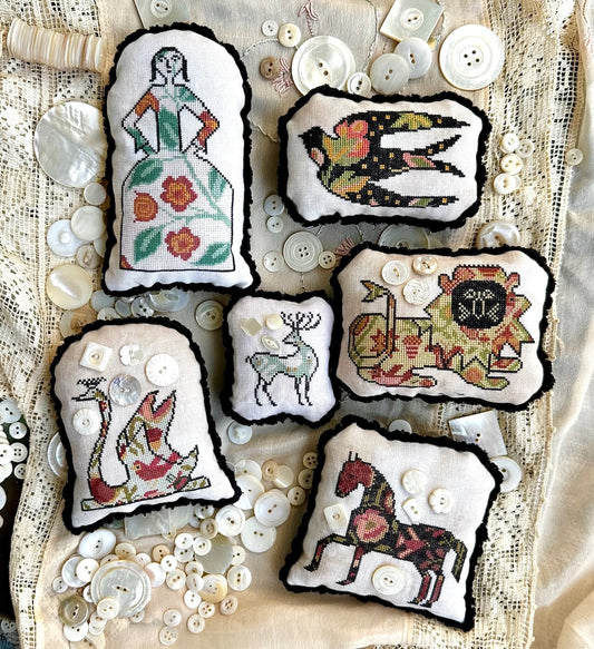 Kathy Barrick Cookie Cutters 4 Cross Stitch Pattern