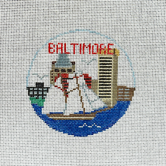 Kathy Schenkel Designs Baltimore Needlepoint Canvas