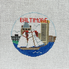 Kathy Schenkel Designs Baltimore Needlepoint Canvas