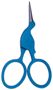 Kelmscott Designs Storklettes Embroidery Scissors - Blue