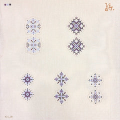 Key Point Canvases Snowflake Garland Needlepoint Canvas