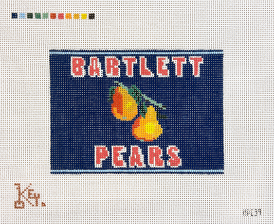 Key Point Canvases Vintage Pears Needlepoint Canvas