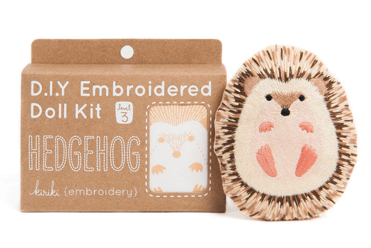 Kiriki Press Hedgehog Doll Embroidery Kit