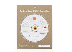 Kiriki Press Summer Embroidery Stitch Sampler
