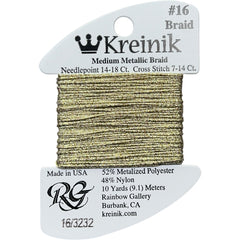 Rainbow Gallery Kreinik Medium Braid #16 - 3232 Brazilianite