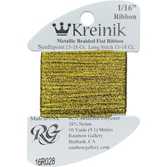 Rainbow Gallery Kreinik 1/16" Ribbon - 0028 Citron