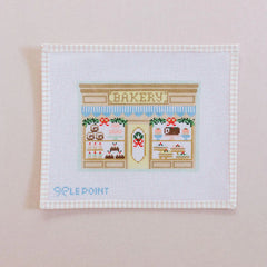 Le Point Studio Christmas Village Bakery Needlepoint Canvas