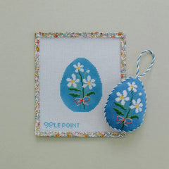 Le Point Studio Daisy Egg Needlepoint Canvas