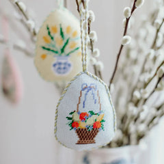 Le Point Studio Fruit Basket Egg Needlepoint Canvas