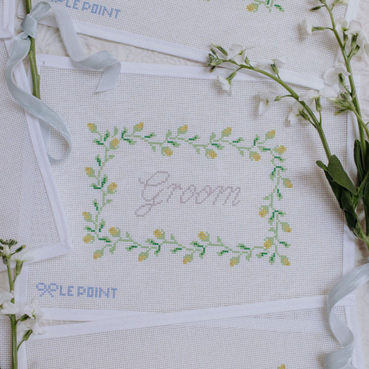 Le Point Studio Groom Needlepoint Canvas