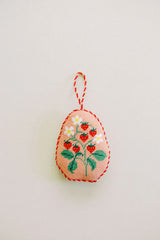 Le Point Studio Strawberry Egg Needlepoint Canvas