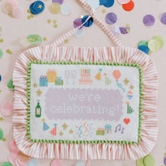 Le Point Studio We're Celebrating Needlepoint Canvas
