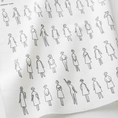 Lecien 100 Ladies Fabric Precut - White