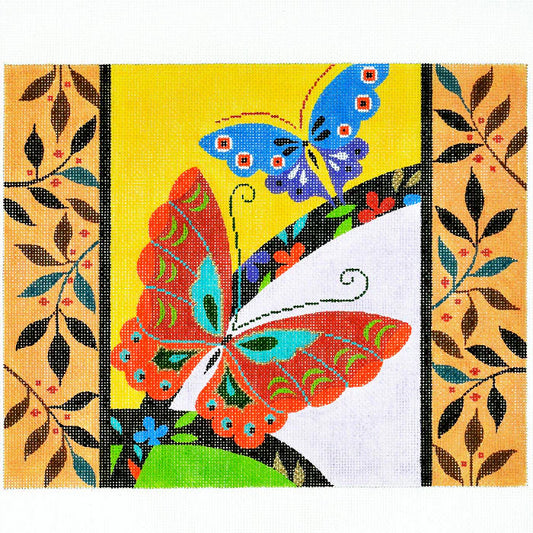 Lee's Needle Arts Butterflies Border Needlepoint Canvas