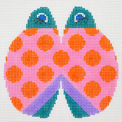 Lee's Needle Poka Dot Petite Lady Bug Needlepoint Canvas