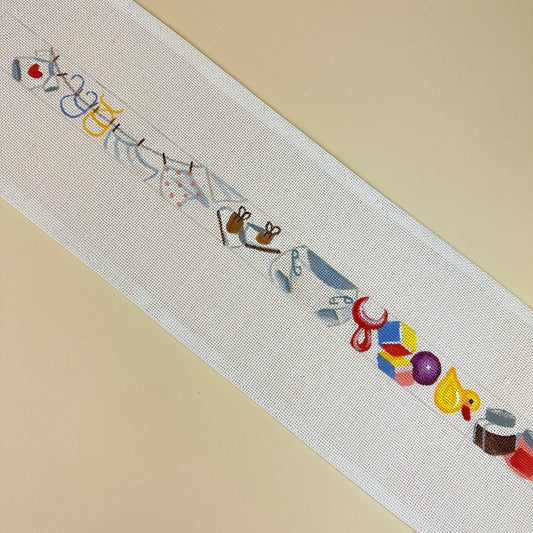 Liz Goodrick Dillon New Baby Belt Needlepoint Canvas