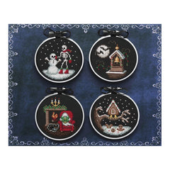 Lola Crow Christmas After Midnight Cross Stitch Pattern