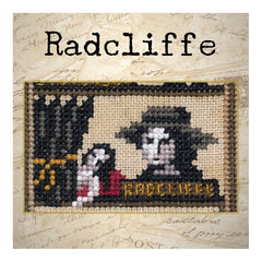 Lola Crow Gothic Authors Cross Stitch Pattern