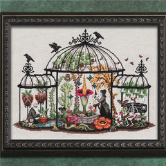 Lola Crow Greenhouse of Oddities Cross Stitch Pattern