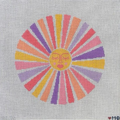 Love MHB Studio Groovy Sun Needlepoint Canvas