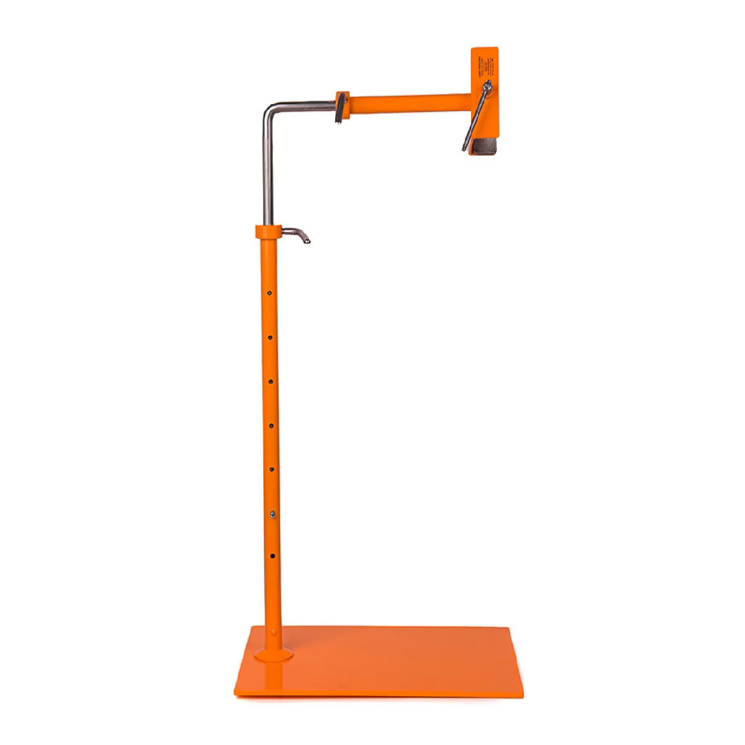 Lowery Workstands with Side Clamp in Clementine