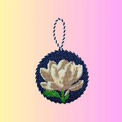 Lucky Lotus Needlepoint Flowers of the 50 States - Louisiana and Mississippi Magnolia Needlepoint Canvas