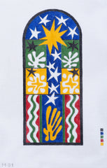 Changing Woman Designs Matisse Stained Glass Window Needlepoint Canvas