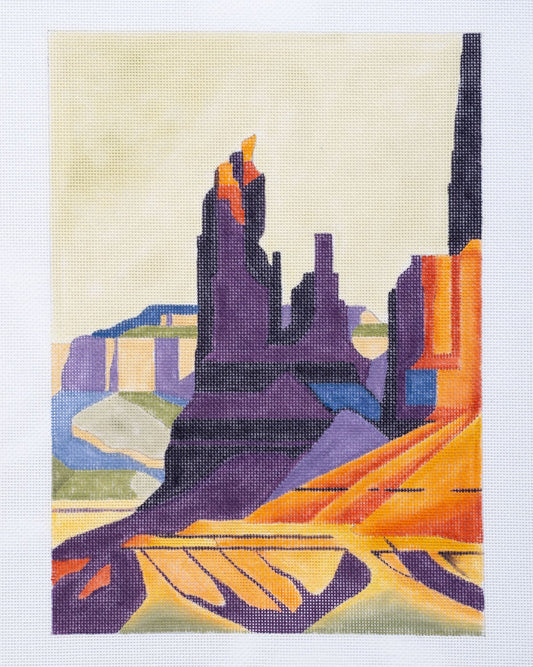 Changing Woman Designs Ed Mell Chinle Rocks Needlepoint Canvas