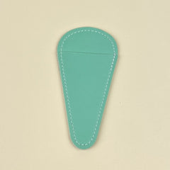 Matryoshka Doll Shop Vegan Leather Scissor Case - Mint