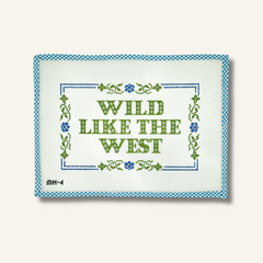 Maura Nolan Designs Wild Like the West Needlepoint Canvas