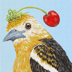 Melissa Shirley Designs Vicki Sawyer Sylvie Baltimore Oriole Needlepoint Canvas