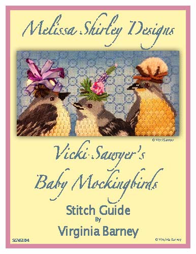 Melissa Shirley Designs Vicki Sawyer Baby Mockingbirds Stitch Guide