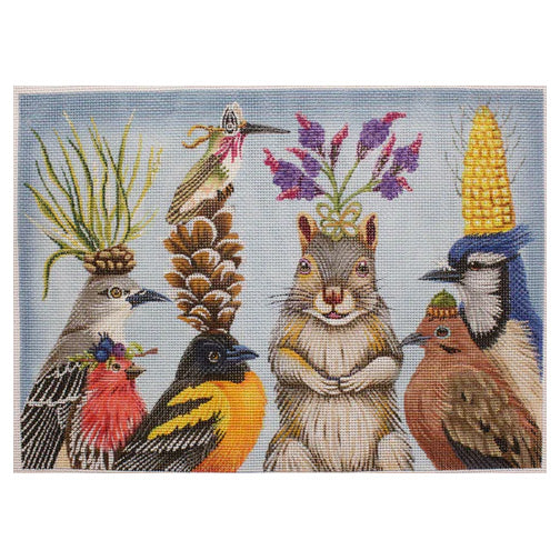 Melissa Shirley Designs Vicki Sawyer Who Ate The Party Favors Needlepoint Canvas