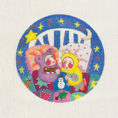 Melissa Shirley Designs Children Were Nestled Needlepoint Canvas