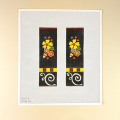 Melissa Shirley Designs Pumpkin with Candy Corn 3D Vase Needlepoint Canvas