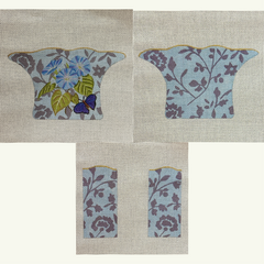 Melissa Shirley Designs Small Floral 3D Vase Needlepoint Canvas