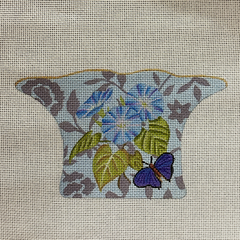 Melissa Shirley Designs Small Floral 3D Vase Needlepoint Canvas