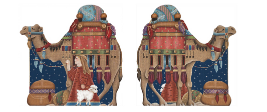 Melissa Shirley Designs Two Sided Nativity Camel Needlepoint Canvas