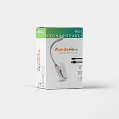 Mighty Bright WonderFlex Rechargeable Clip On Light - White