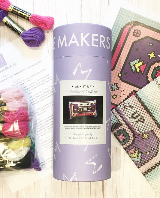The Makers Mark Mix It Up Needlepoint Kit