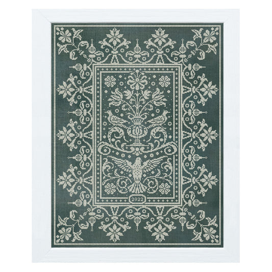 Modern Folk Embroidery The Wings of the Dove Cross Stitch Pattern
