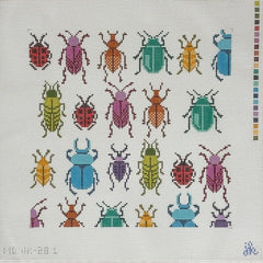 Mopsey Designs Jenny Koland: Woodland Bugs! Needlepoint Canvas