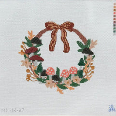 Mopsey Designs Jenny Koland: Woodland Wreath Needlepoint Canvas