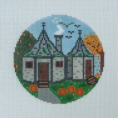 Mopsey Designs The Book Canvas: Hagrid's Hut Needlepoint Canvas