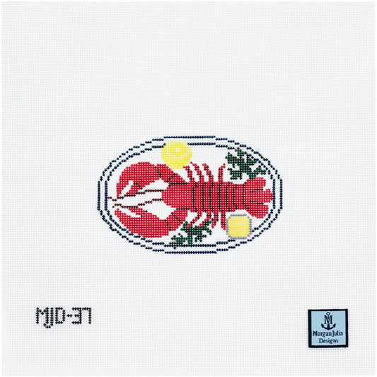 Morgan Julia Designs Lobster Dinner Needlepoint Canvas