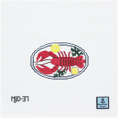 Morgan Julia Designs Lobster Dinner Needlepoint Canvas
