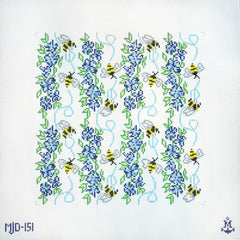 Morgan Julia Designs Bee's Knees Pillow Needlepoint Canvas