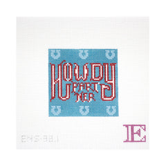 Morgan Julia Howdy Partner Coaster Needlepoint Canvas