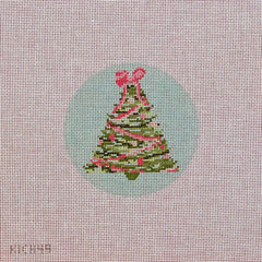 Ndlpt Designs Tree Ornament Needlepoint Canvas - Blue